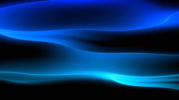 stock image abstract blue background with glowing waves