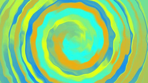 Vídeo Con Colores Pintura Espiral Fondo Artístico — Vídeo de stock
