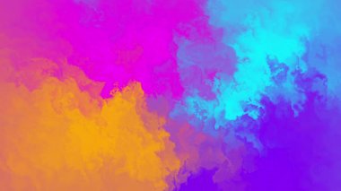 Hareket eden boya renklerine sahip video, sanatsal arkaplan