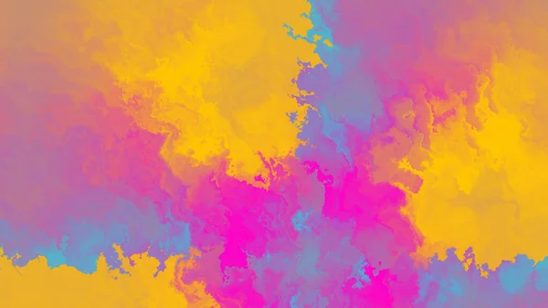 Творческая Абстрактная Живопись Фон Художественными Мазками Кисти Красочная Яркая Иллюстрация — стоковое фото