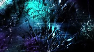 Hareket eden sıvı şekilli, karanlık bir arka plan.