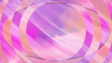 hareketli şekilli renkli soyut döngü arkaplanı 