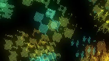 Renkli Soyut Mozaik Arkaplan Döngüsü