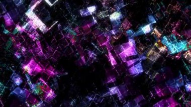 Renkli Soyut Arkaplan Döngü Canlandırması       