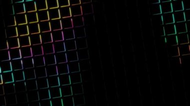 Renkli Soyut Arkaplan Döngü Canlandırması       