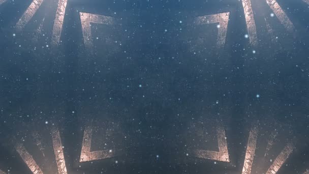 Fundo Abstrato Copiar Papel Parede Espaço Com Estrelas — Vídeo de Stock
