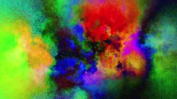 Animation Abstraite Multicolore Arc Ciel — Video