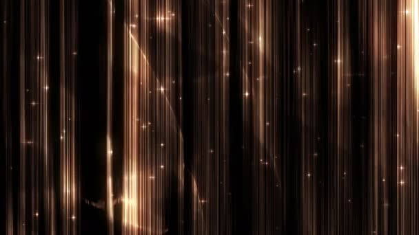 光と輝く粒子の光線を備えた抽象的な豪華な背景 — ストック動画