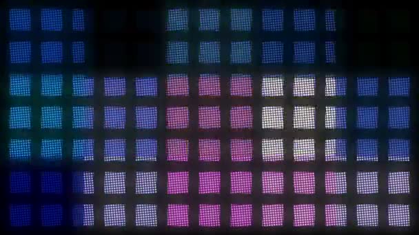 Kolorowy Wzór Bloku Nowoczesne Tło Kwadratowe — Wideo stockowe
