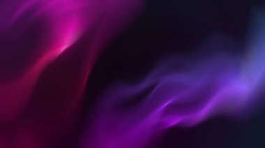 Koyu arkaplanda soyut parlayan renkli duman