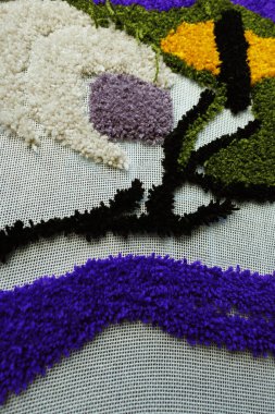 Tuvaldeki halı dokuma işlemini kapat 