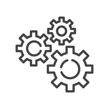 Uygulamalar ve web sitesi için ayarlar düz simge