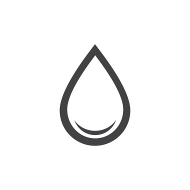 Uygulamalar için taze yağmur damlası simgesi