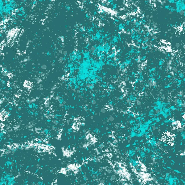 Turkos Grön Abstrakt Bakgrund Sömlös Textur Med Vita Smaragd Och — Stockfoto