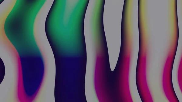 Curve shape. Vintage color gradient animation background. 3D render