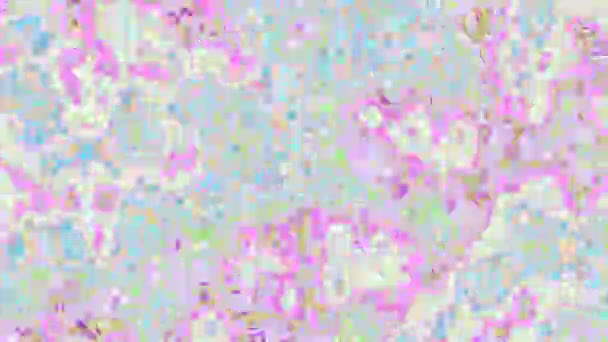 Fond Plat Sable Coloré Glitter Texture Marbre Particules Flux Sable — Video