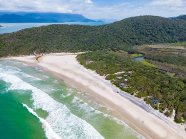 Naufragados plajı, Florianopolis, Santa Catarina, Brezilya
