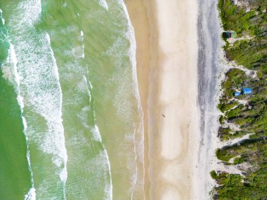 Naufragados plajı, Florianopolis, Santa Catarina, Brezilya
