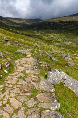 Wicklow Dağı 'nda patika, Wicklow, İrlanda