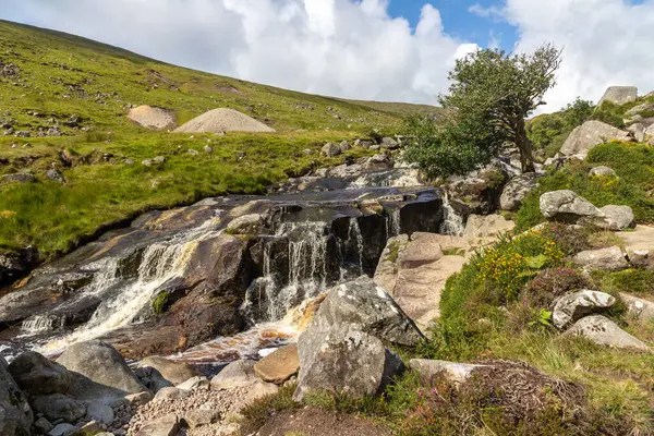 Vattenfall Wicklow Mountain Wicklow Irland — Stockfoto