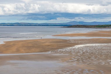 Tullan Strand, Bundoran, Donegal, İrlanda 'daki plaj