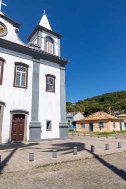 Santo Antonio dos Anjos Kilisesi ve tarihi ev, Laguna, Santa Catarina, Brezilya