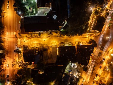 Gramado şehrinde gece ışıkları, Gramado, Rio Grande do Sul, Brezilya