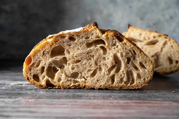 Roti Buatan Sendiri Yang Terbuat Dari Tepung Putih Protein Tinggi Stok Foto Bebas Royalti