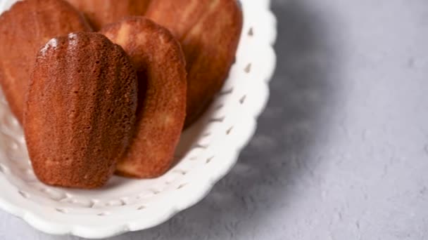 Prăjituri Tradiționale Franțuzești — Videoclip de stoc