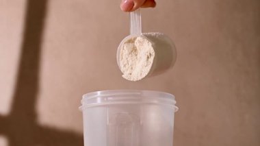 Kolaj, protein tozu. Gıda desteği, fitness sporu, sağlık ve beslenme