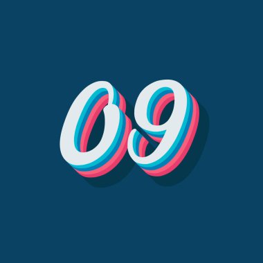 3d grafik poster arkaplan numarası 09