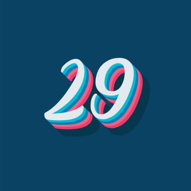 29 numaralı 3d grafik poster arkaplanı