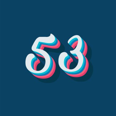 53 numaralı 3d grafik poster arkaplanı