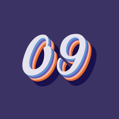 3d grafik poster arkaplan numarası 09