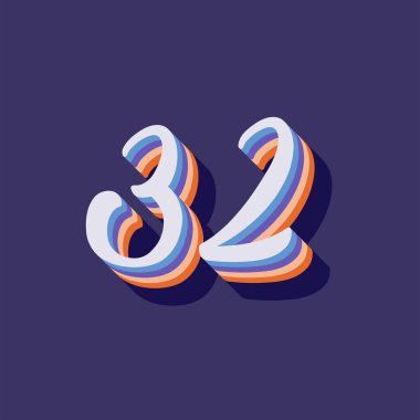 3D grafik poster arkaplanı 32 numara