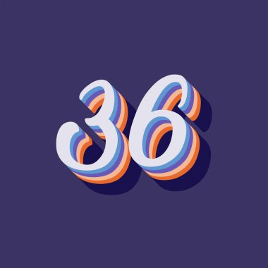 3D grafik poster arkaplanı 36 numara