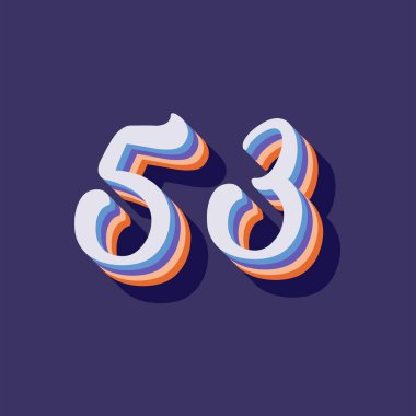 53 numaralı 3d grafik poster arkaplanı