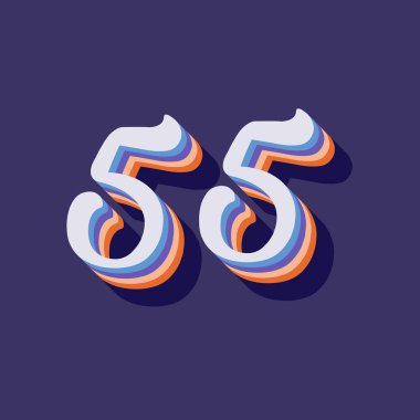 55 numaralı 3D grafik poster arkaplanı