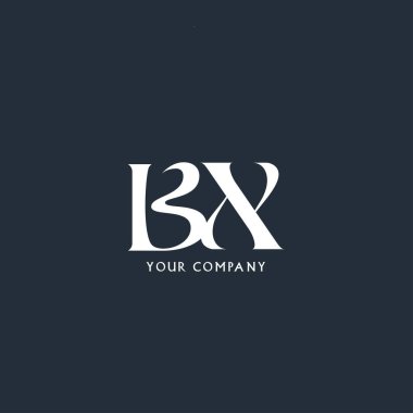 Kartvizit şablonu, BX harfli logo