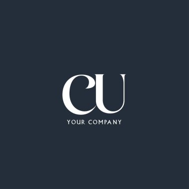 Kartvizit şablonu, CU harfli logo