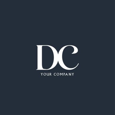 Kartvizit şablonu, DC harfli logo