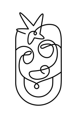 Noel Vektörü Hıristiyan ikonu İsa 'nın İsa' nın doğumu sahnesi, Mary Joseph ve başrol oyuncusu. Devamlı çizim, baskı ve logo tasarımı, tek bir çizginin amblemi, soyutlanmış