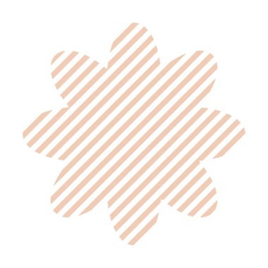 Moda vektörü minimalist geometrik temel çizgiler çiçek elementi. Soyut figür Bauhaus formunu şekillendir. Retro stil desen çizimi. Modern tasarım posteri, kapak, kart tasarımı.