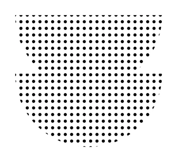 Trendy 기하학적 추상적 형태의 바우하우스입니다 스타일 텍스처 일러스트 디자인 포스터 — 스톡 벡터