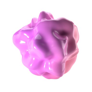 Küresel nesne ile üç boyutlu soyut şekil sıvı bileşimi. Sıvı maddenin gerçekçi çizimi. Moda afişi ya da poster tasarımı. Gelecek arkaplanı kırpma yolu ile izole edildi.