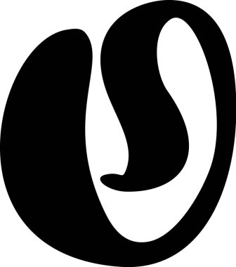 Sıvı vektör harfi O alfabesini göster. Sosyal medya, web tasarımı, poster, afiş, tebrik kartı için büyük harf elementi. Sıvı abc.