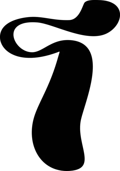 알파벳 표시하 미디어 디자인 포스터 인사말을 Element Social Media 리퀴드 — 스톡 벡터