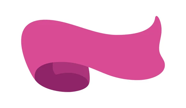 Ruban Rouge Icône Bannière Élément Web Design Illustration Vectorielle Valentine — Image vectorielle