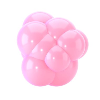 Küresel elementle üç boyutlu soyut sıvı. Sıvı maddenin gerçekçi çizimi. Moda afişi ya da poster tasarımı. Gelecek arkaplanı kırpma yolu ile izole edildi.