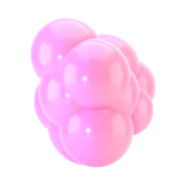 Küresel elementle üç boyutlu soyut sıvı. Sıvı maddenin gerçekçi çizimi. Moda afişi ya da poster tasarımı. Gelecek arkaplanı kırpma yolu ile izole edildi.